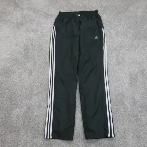 Adidas Men Activewear Track Pant Running Jogging Elastic Waist 3 Stripe Black XS