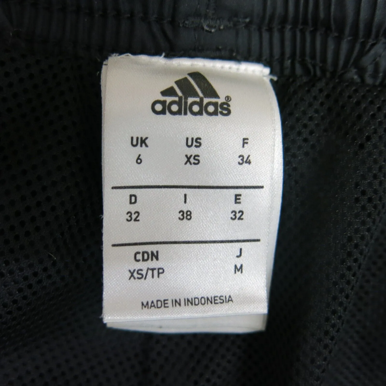 Adidas Men Activewear Track Pant Running Jogging Elastic Waist 3 Stripe Black XS