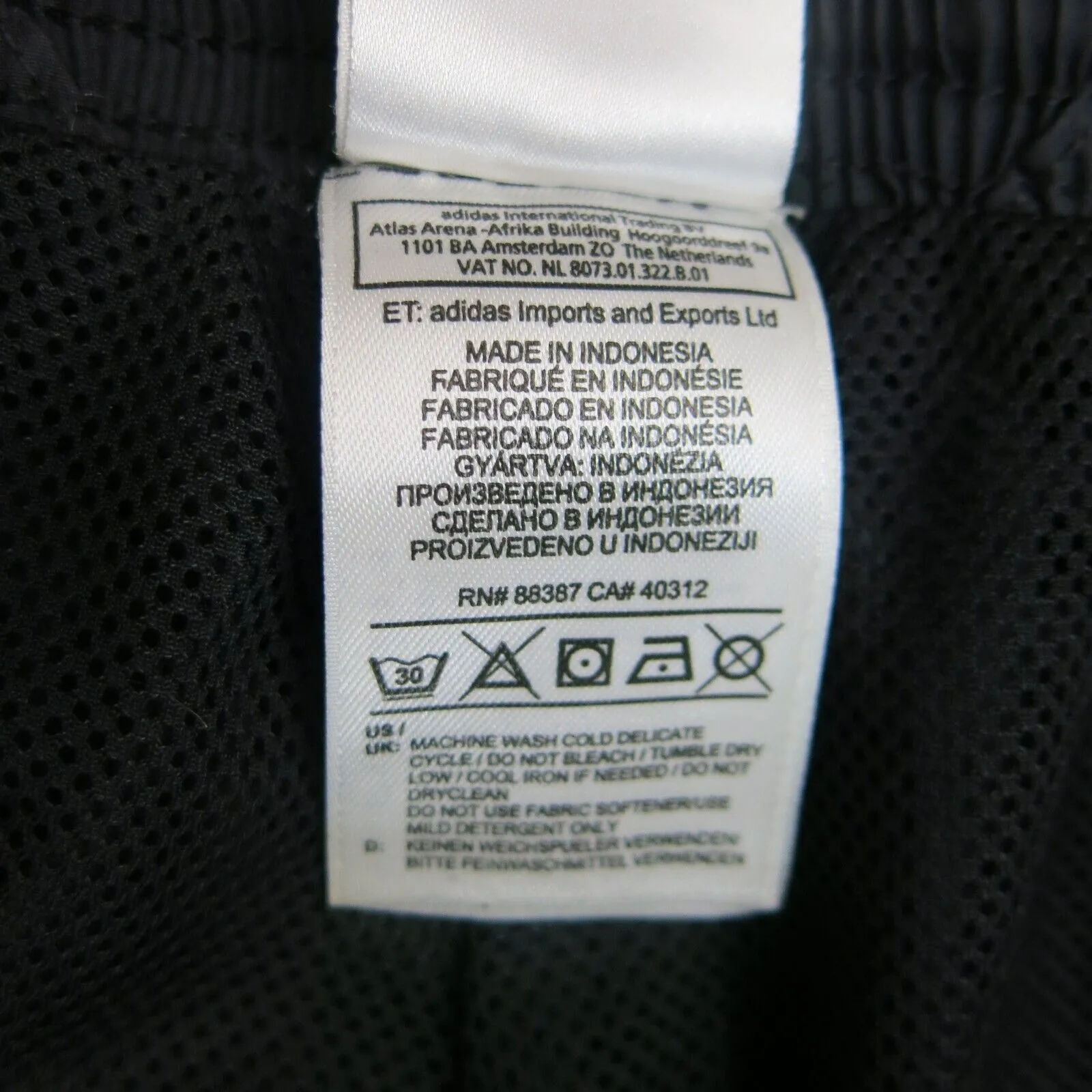 Adidas Men Activewear Track Pant Running Jogging Elastic Waist 3 Stripe Black XS