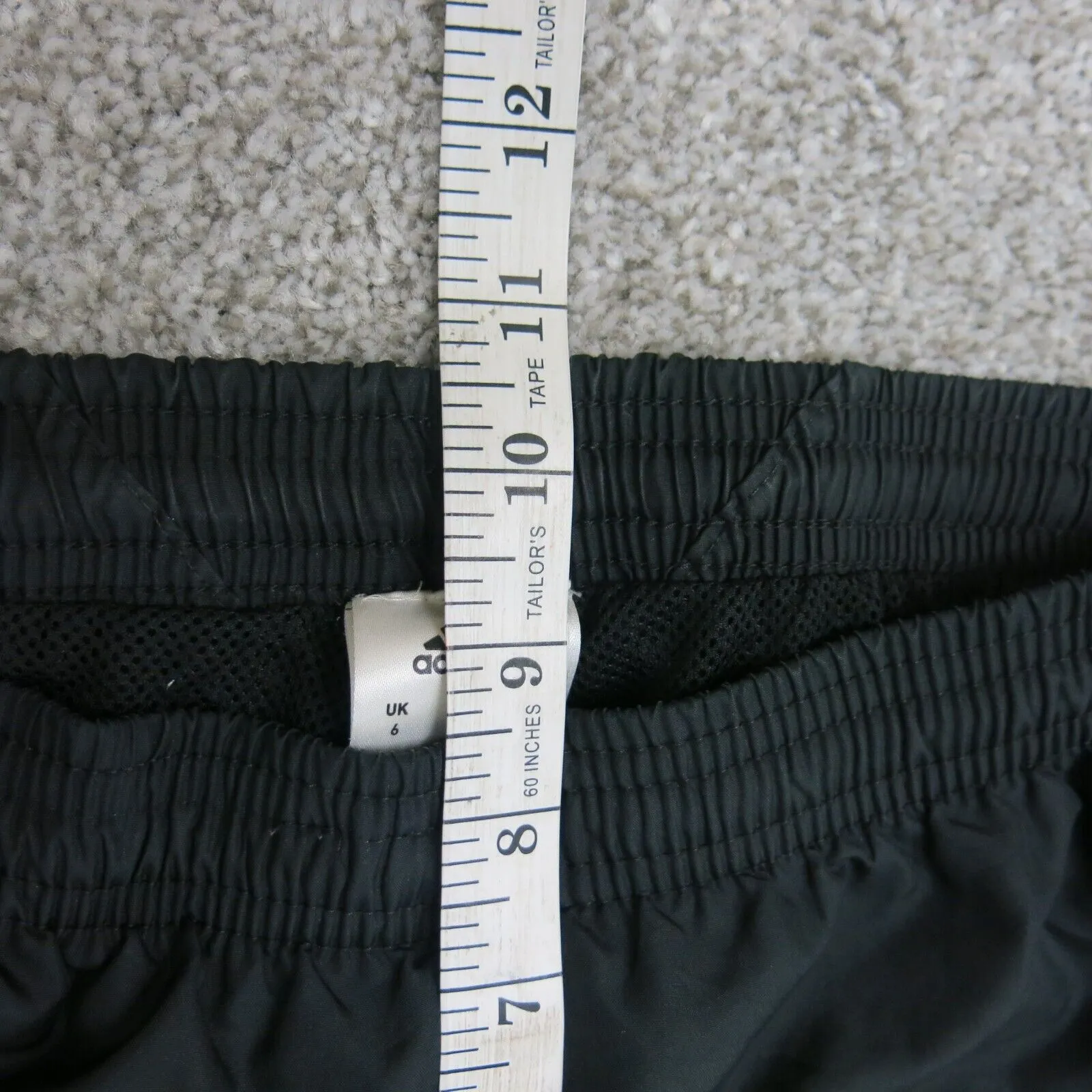 Adidas Men Activewear Track Pant Running Jogging Elastic Waist 3 Stripe Black XS
