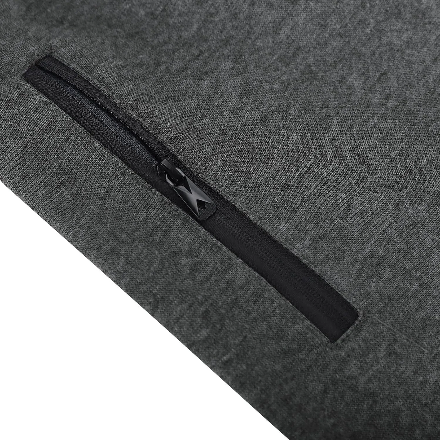 Aymnlox Mens Casual Joggers Pants Slim Fit Trendy Hiking Sweatpants Stretch Waist Drawstring Solid Fall Outdoor Trousers