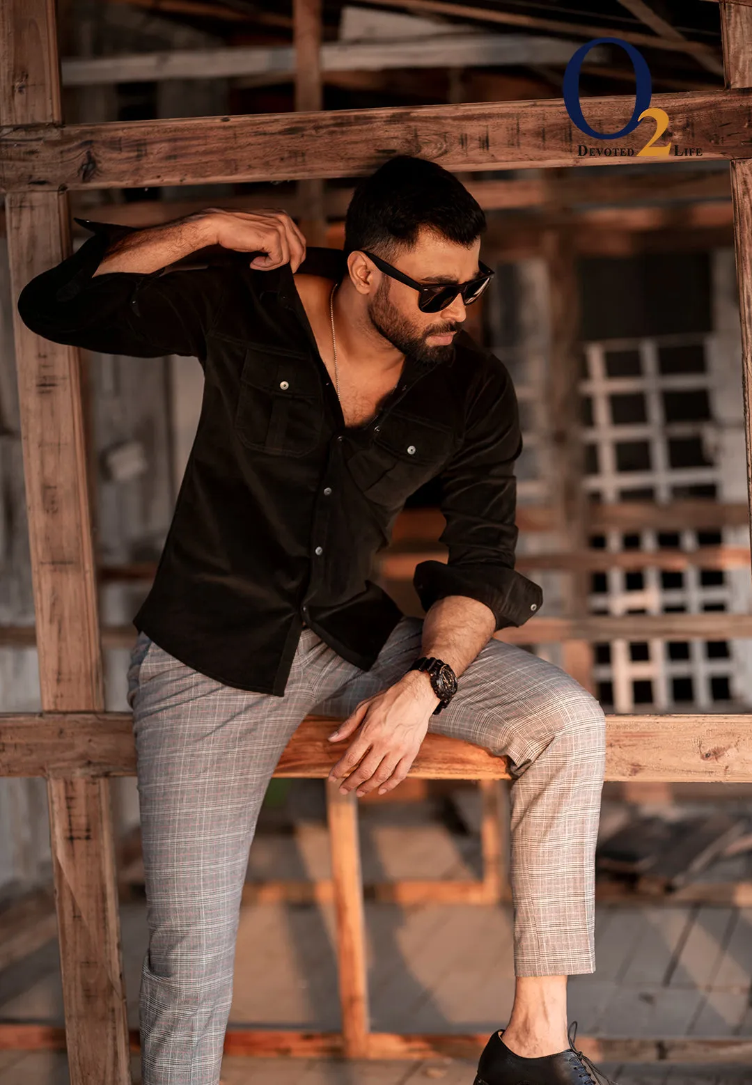 Dark Green Corduroy Shirt