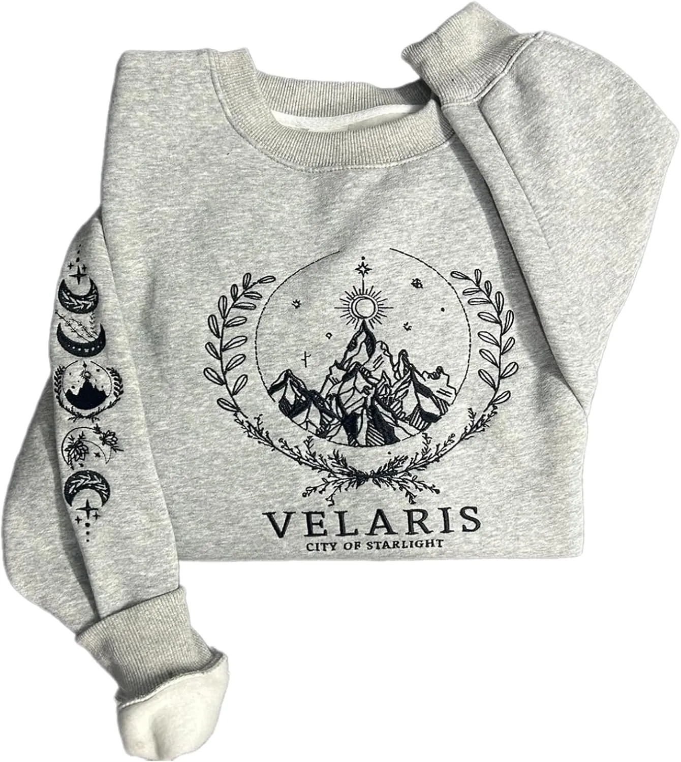 Embroidered Velaris Shirt, Velaris City Of Starlight Embroidered Sweatshirt, The Night Court Shirt, SJM ACOTAR Shirt