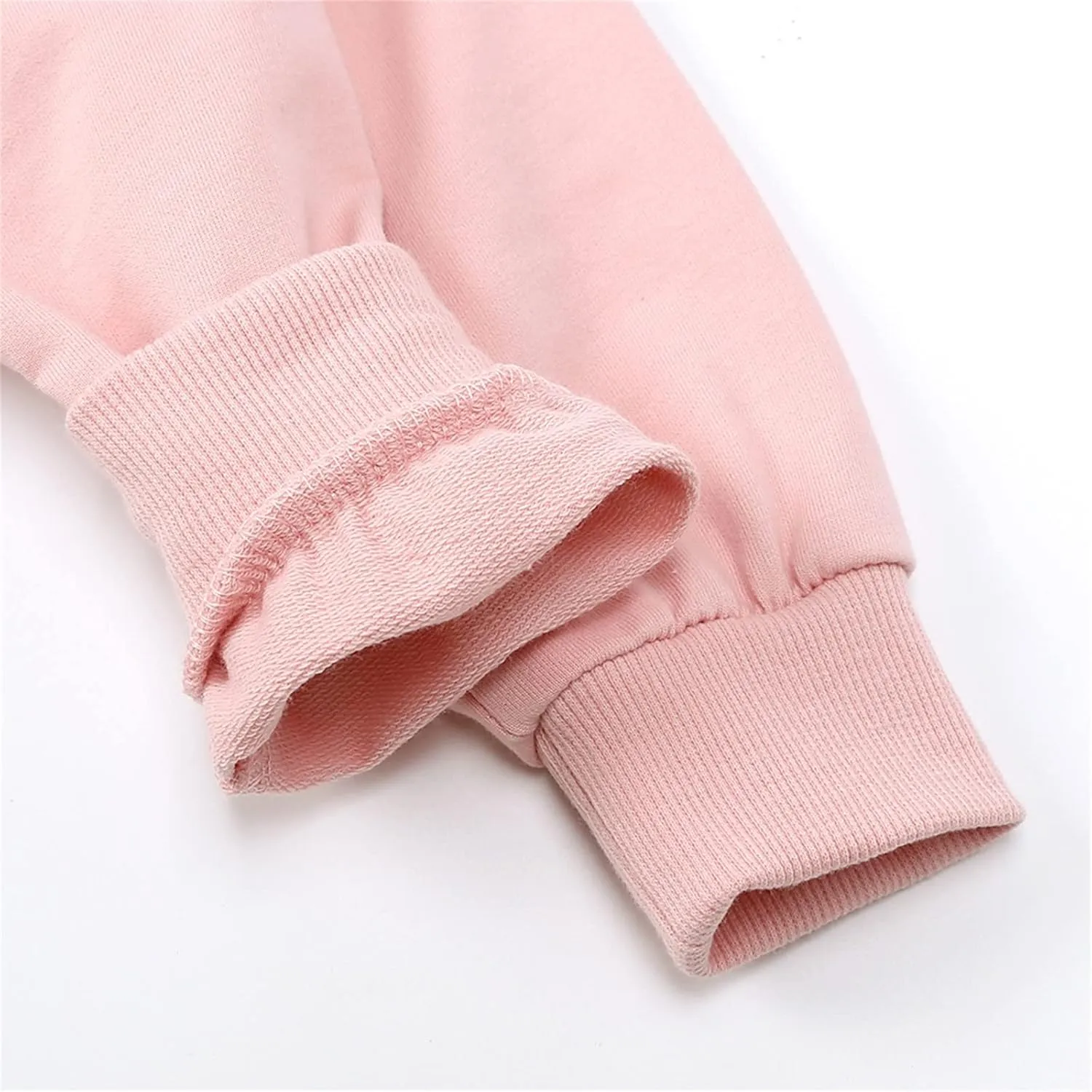 KAGAYD Toddler Boys Girls Hoodies Pullover Fleece Sweatshirt Children Black Solid Color Babies Hooded Top Active Sports