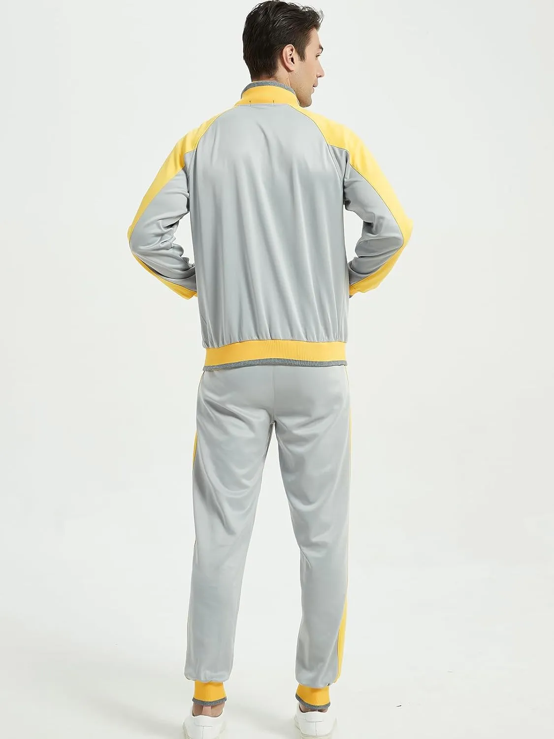 Litteking Men's Tracksuits Sweat Suit Casual Long Sleeve 2 Piece Outfit Sports Jogging Suits Set
