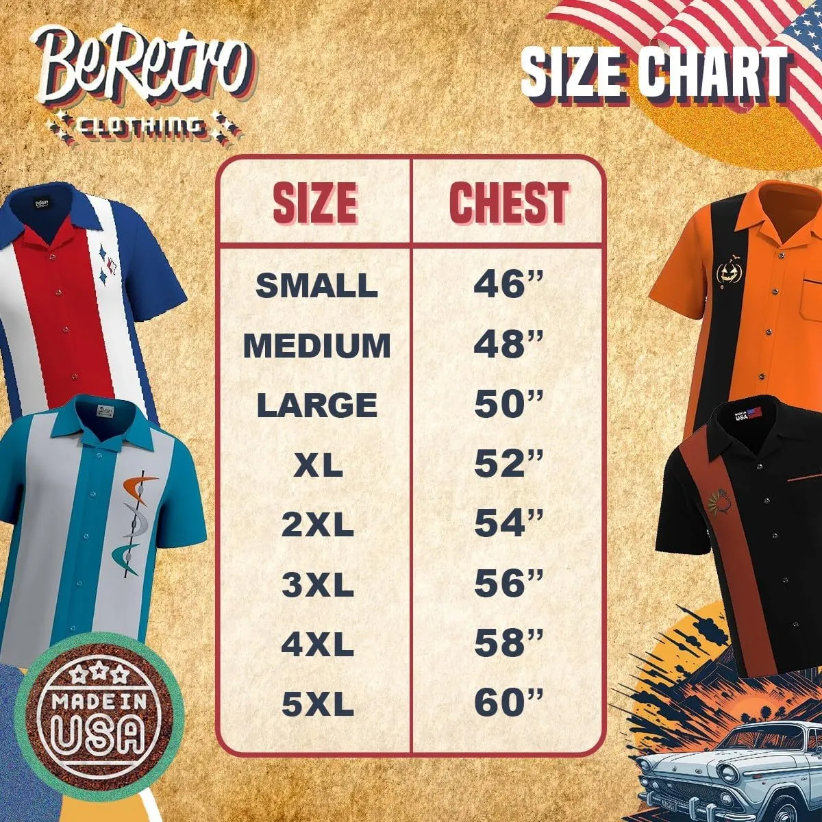 Mens Camp Shirt, Vintage Cuban Style Bowling Shirt ~ Tom Collins ~ Guayabera Dress Shirt Style
