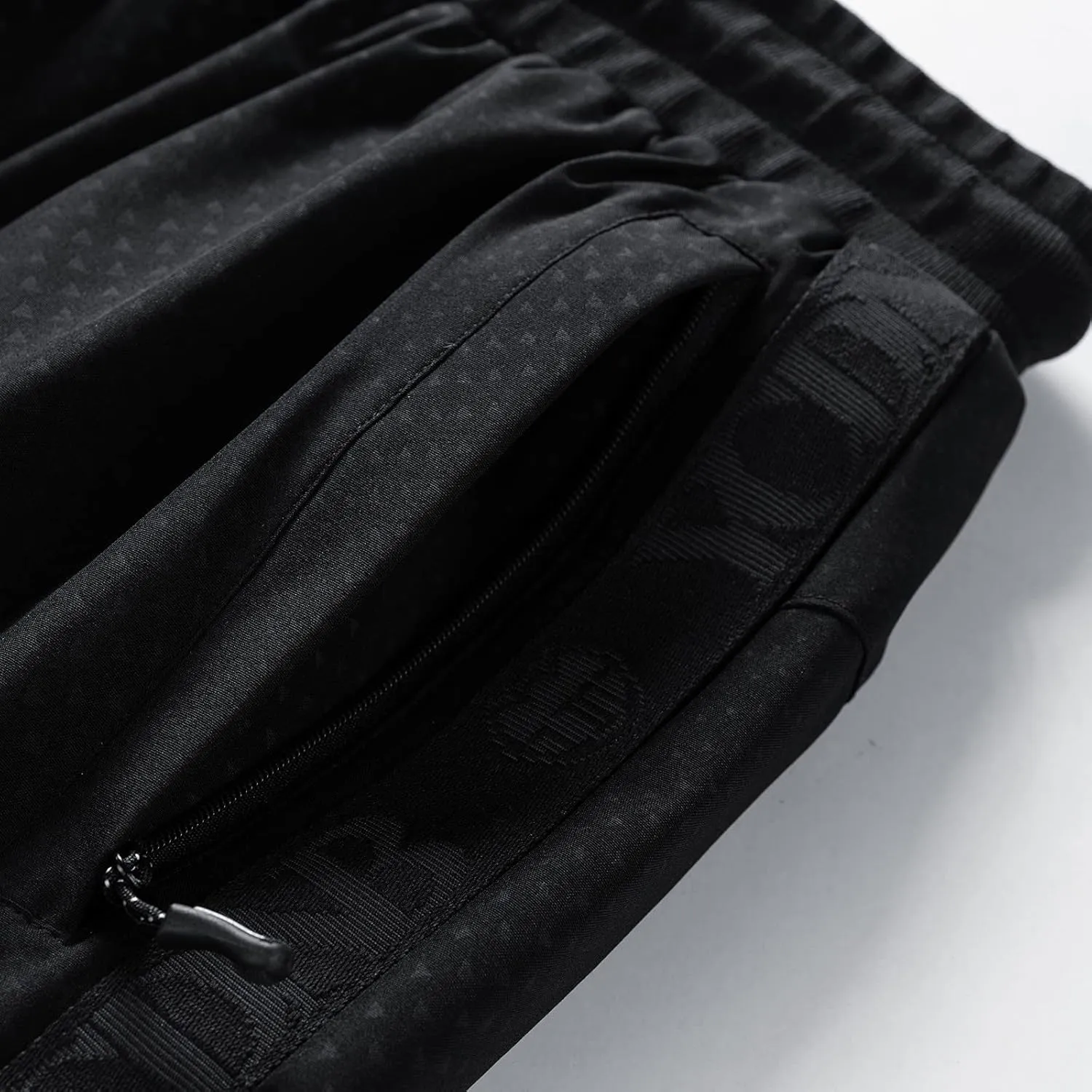 Mens Jogger Pants Drawstring Elastic Waist Solid Plush Thickened Sport Pant Casual Loose Fitness Sport Sweatpants