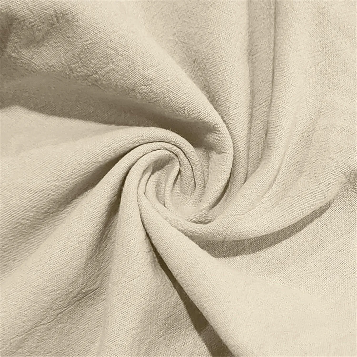 Mens Linen Pants Elastic Waist Drawstring Beach Casual Pants Summer Pants Lightweight Linen Trouser