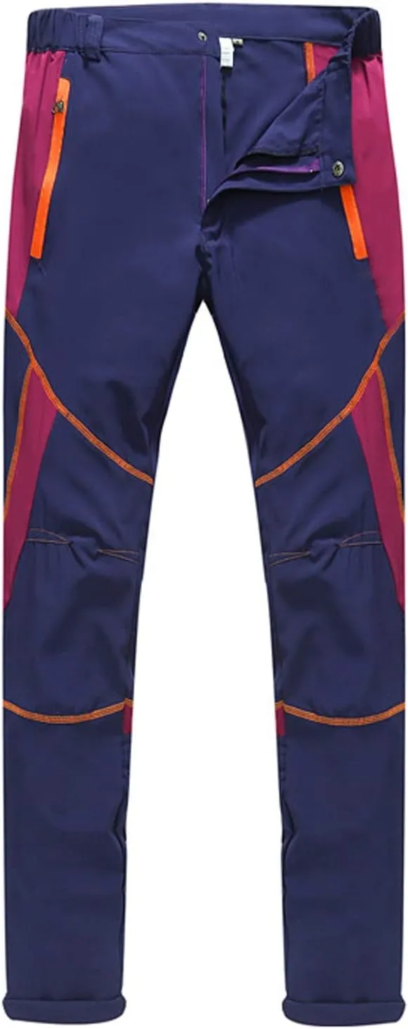 Mens Quick Dry Hiking Pants Waterproof Lightweight Fishing Safari Work Trousers Outdoor Zip Pockets Tactical Pants