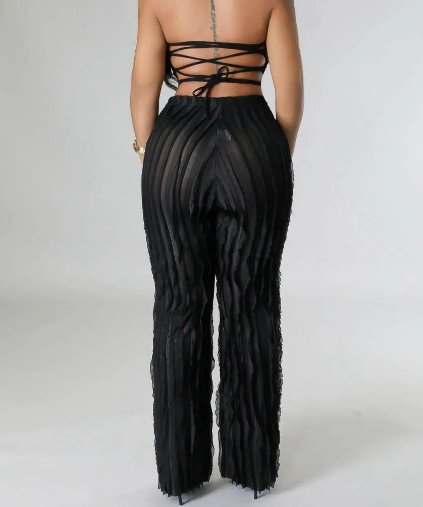 "Fiona" Ruffle Pants
