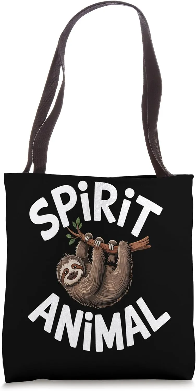 Sloth Spirit Animal Tote Bag
