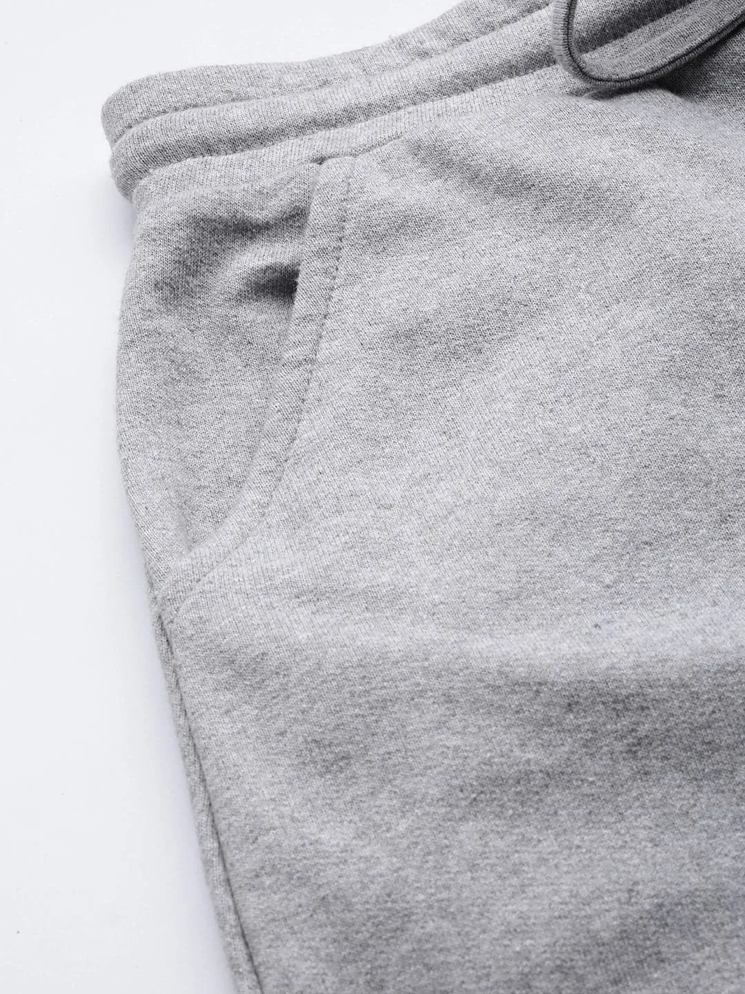 Women Grey Melange Love Track Pants