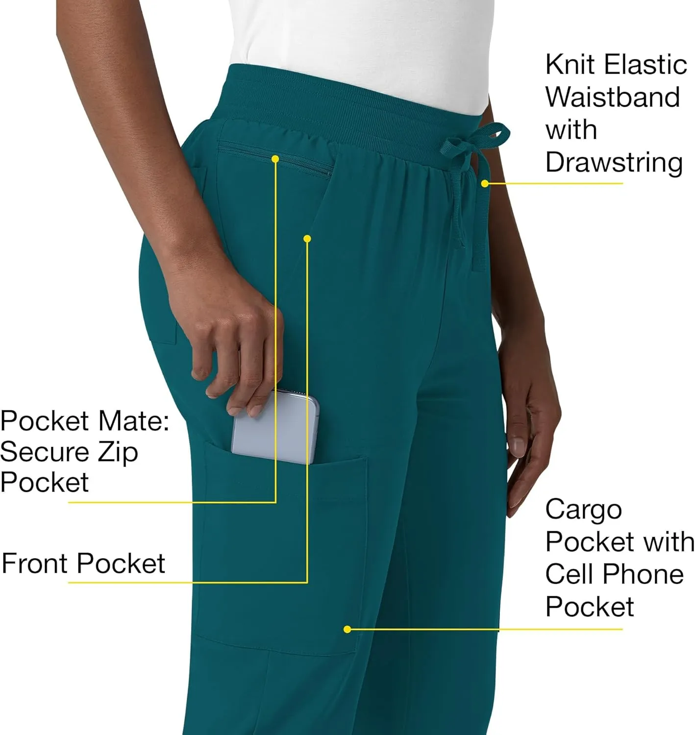 WonderWink Women's Flex-n-Reach Track Scrub Pant